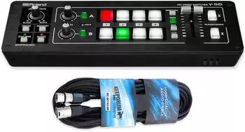 Roland V-1HD+ HD Video Switcher mit XLR-Kabel (V-1HD+)