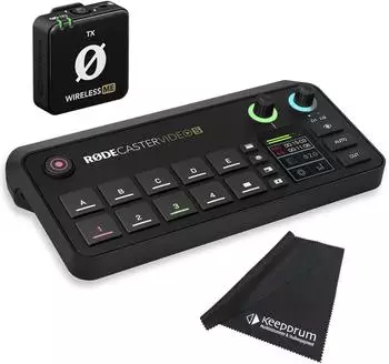 Rode RØDECaster Video S Produktions-Konsole mit WIME TX Mikrofon (rcvids-wimetx-fp200)