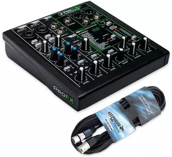 Mackie ProFX6v3 Analogmixer 6-kanalig (profx6v3-xlr)
