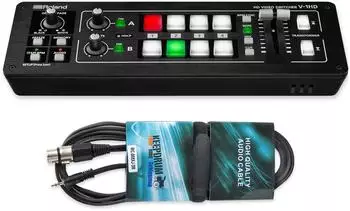 Roland V-1HD HDMI-Video-Switcher mit Kabel (v1hd-mc008xj)
