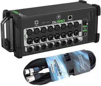 Mackie DL16SE digitaler 16-Kanal Rack-Mixer mit XLR-Kabel (dl16se-xlr)