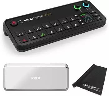 Rode RodeCaster Video Konsole für Audio- und Videoproduktion mit Abdeckung (rcvid-rcvcover-tuch)