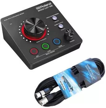 Roland Bridge Cast One Streaming-Mixer mit XLR-Kabel (brcone-xlr)