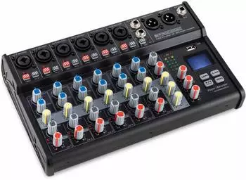 Pronomic B-803 Mini-Mixer 8-Kanal, Bluetooth, USB-Recording (00080511)