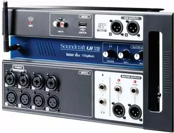 Soundcraft Ui12 12-Kanal Digital-Mischpult mit Wi-Fi/Ethernet