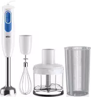 Braun Stabmixer "MultiQuick 2 MQ 20.236 M - 600 W, 2 Geschwindigkeiten, Edelstahl"