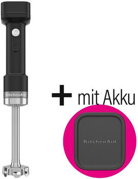 KitchenAid Go Cordless Stabmixer 5KHBRV71BM inkl. Akku