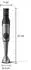 Philips Stabmixer HR2682/00 5000 Series Edelstahl Schwarz