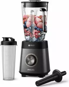 Philips 5000 Series Standmixer HR3041/00 Grau Schwarz Philips 5000 Series Standmixer HR3041/00 Grau Schwarz