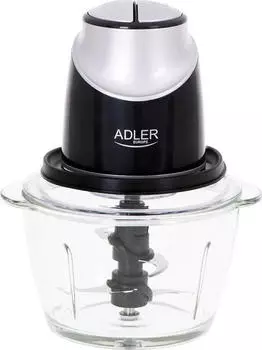 Adler AD 4082 Zerkleinerer mit Glasschüssel Grau Schwarz