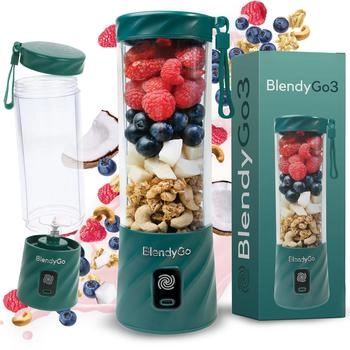 BlendyGo 3 USB Smoothie Maker Flaschengr&uuml;n