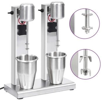 vidaXL Milkshake Blender 2 L with Two Cups
