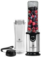 CHEF CUISINE Smoothie Maker 300W, 2x Mixbeh&auml;lter (500 ml) aus bruchsicherem