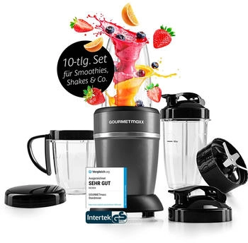 GOURMETmaxx Nutrition Mixer Pro 1000W 10-tlg. Set