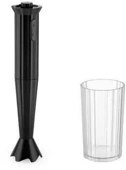 Alessi Plissé MDL10 B/Uk - In Thermoplastic Resin Black. Measuring Jug In Thermoplastic Resin (Pctg). English Plug. 500W