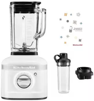 KitchenAid Artisan K400 wei&szlig; (5KSB4026EWH) + Smoothiepaket