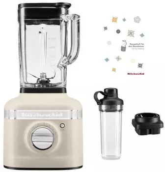 KitchenAid Artisan K400 cr&egrave;me (5KSB4026EAC) + Smoothiepaket