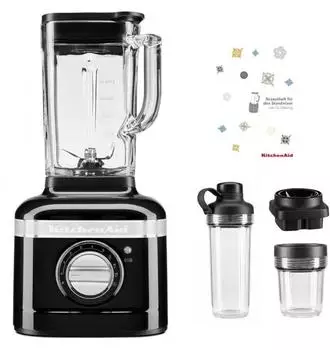 KitchenAid Artisan K400 schwarz (5KSB4026EOB) + Flexi-Paket