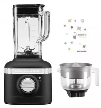 KitchenAid K400 Gusseisen Schwarz (5KSB4026EBK) Saftpaket