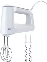 Braun Handmixer "MultiMix 3 HM 3100 WH - 500 W, 5 Geschwindigkeiten + Turbo" 500 W