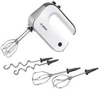 BOSCH Handmixer "Styline MFQ4835DE, 2x R&uuml;hrbesen, Knethaken Edelst., 5 Stufen,