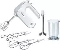 BOSCH Handmixer "Styline MFQ4075DE, 2x R&uuml;hrbesen, Knethaken Edelst., Mixfu&szlig;,...