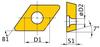 Optimum HM-Ersatzwendeplatten ISO DNMG110408 - HM-Ersatzwendeplatten