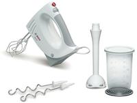 BOSCH Handmixer "CleverMixx MFQ3540 Edelst. R&uuml;hrbesen/Knethaken, Mixfu&szlig;,