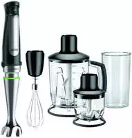 Braun MultiQuick 7 MQ 7045X 1,25 l P&uuml;rierstab Schwarz - Edelstahl 1000 W (MQ7045X)