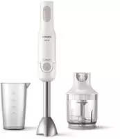 Philips HR2535/00 Stabmixer 650 W mit Mixbecher, mit Zerkleinereraufsatz Grau, Wei&szlig;