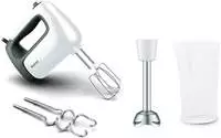 Tefal Handmixer "PrepMix+" 500 W Turbo-Funktion, 2 R&uuml;hrbesen, 2 Knethaken,