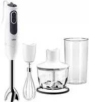 Braun Stabmixer "MQ 3135 WH Sauce MultiQuick 3" 750 W mit Schneebesen, 500 ml