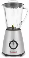 Gastroback Standmixer Design Mixer Mini, 40897, Glasbeh&auml;lter, 500 Watt, silber,