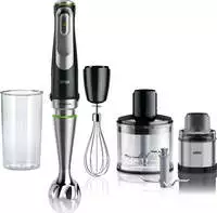 Braun MultiQuick 9 MQ9138XI Mixer 0,6 l P&uuml;rierstab 1200 W Schwarz - Edelstahl