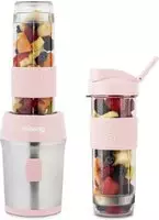 H.Koenig Standmixer SMOO12, mit 2 Trinkflaschen, 300 Watt, 570 ml, pastellpink