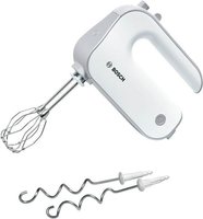 BOSCH Handmixer "Styline MFQ4030, Edelstahl R&uuml;hrbesen/Knethaken, 5 Stufen, wei&szlig;"