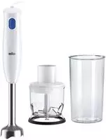 Braun - Hb101ai-mq10.201mwh Stabmixer 450 W Bpa-frei, Mit Zerkleinereraufsatz Wei&szlig;