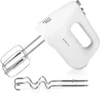 Emerio Handmixer HM-124178, wei&szlig;, 6 Geschwindigkeiten, mit Knethaken und