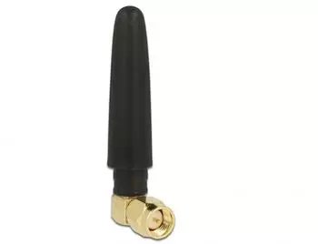 DeLock LTE Antenne SMA 90° 2 dBi omnidirektional schwarz (89623)