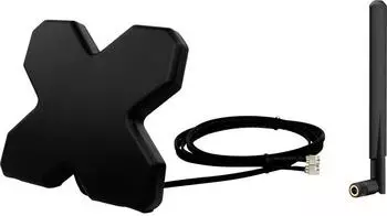 Wittenberg Antennen LTE, WLAN, Portabel Antennenset für Router Antenne 1 LTE Twin Kabel 2m Antenne 5 dBi