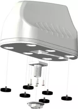 Poynting Auto Antenne, MIMO-3-12, 2 in 1 Transport und Fahrzeugantenne