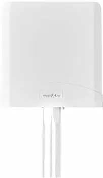 Nedis 5G / 4G / 3G Antenne Stabiler Signalempfang mit 2,5 langem LMR200-Kabel und nur einer Antenne 698-5000 MHz Outdoor geeignet Weiß