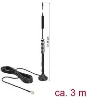 DELOCK LTE Antenne SMA Stecker 5 dBi starr omnidirektional mit magnetischem...