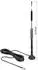 DeLock LTE Antenne SMA Stecker 5 dBi starr omnidirektional mit magnetischem Standfuß und Anschlusskabel RG-174 3 m outdoor schwarz