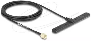 DeLock 5G LTE Antenne SMA Stecker 3dBi omnidirektional mit Kabel RG-174 3m (96090)