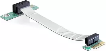 DeLock Riser Card PCI Express x1 mit flexiblem Kabel 13 cm (41839)