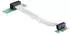 DeLock Riser Card PCI Express x1 mit flexiblem Kabel 13 cm (41839)