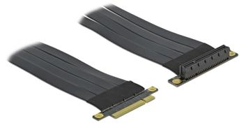 DeLock Riser Karte PCI Express x8 zu x8 mit flexiblem Kabel 30 cm (85766)