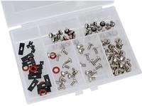 InLine PC-Schraubenset, 94-teilig, Metall, Kunststoff, Mehrfarbig