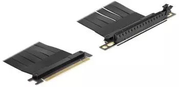 DeLock Riser Karte PCIe x16 zu x16 90° Winkel 60cm Kabel (88028)
